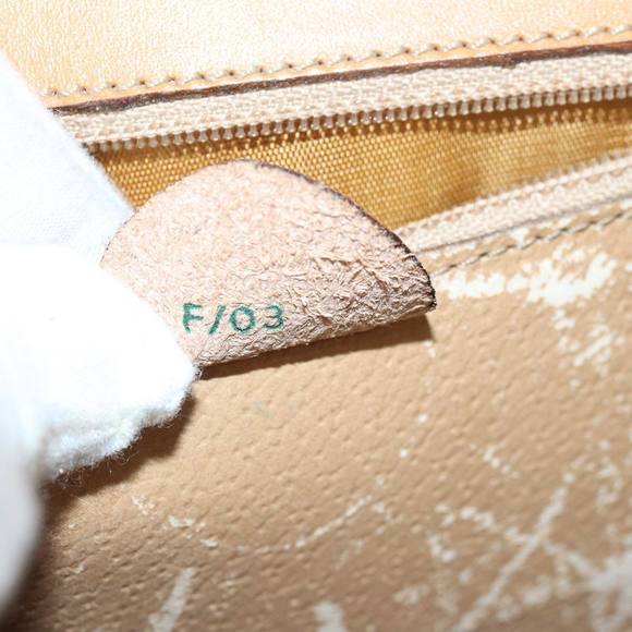 CELINE Macadam Canvas Hand Bag Beige Auth 82559 - Picture 12 of 16